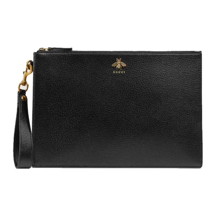 Gucci Animalier Collection Metal Bee Decoration Logo Handbag Men’s 12×0.5×8.2 in