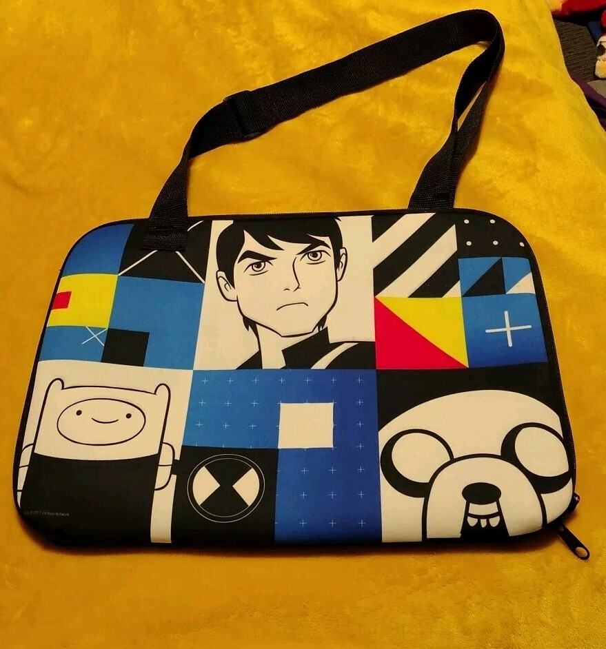 2011 Cartoon Network Bag Ben Ten Adventure Time Finn Jake Generator Rex 12x17in