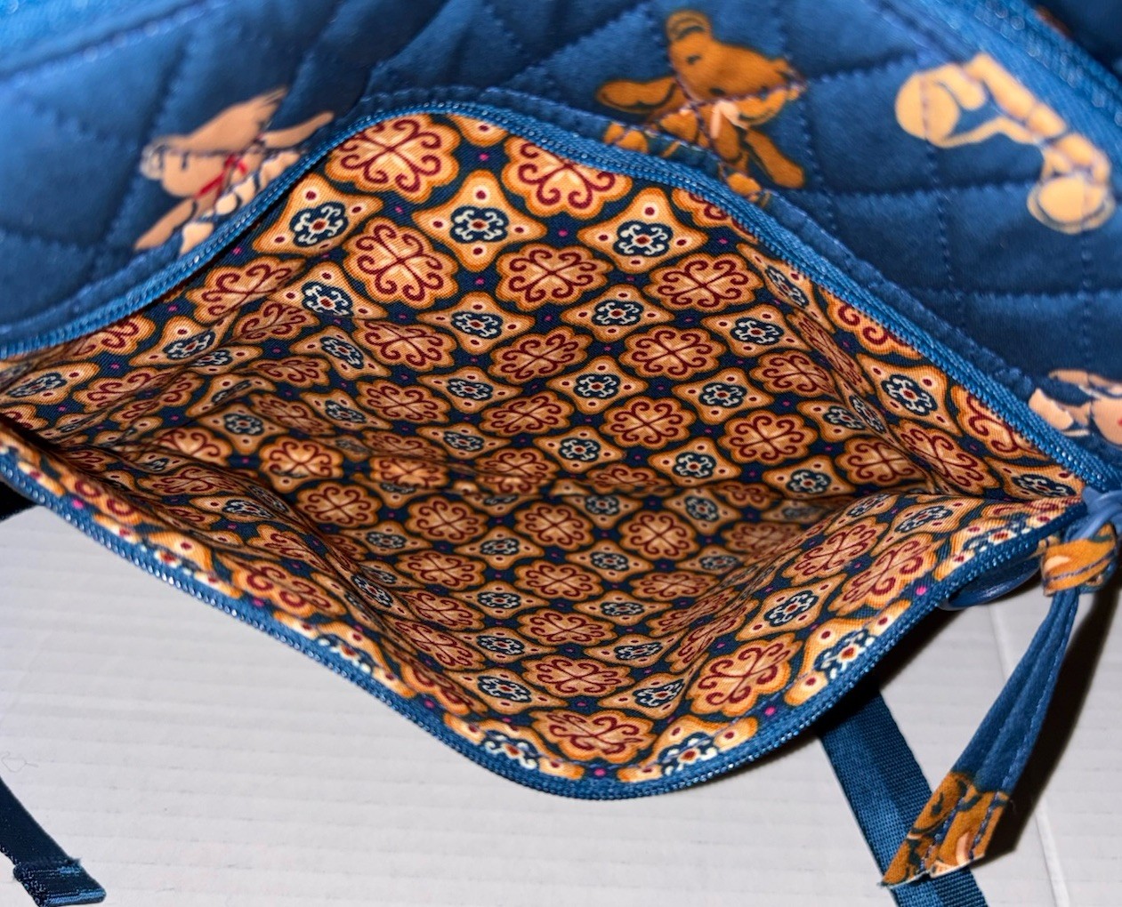 Vera Bradley Cotton Bancroft Backpack Bunch of Bears Teddy Bears NWT