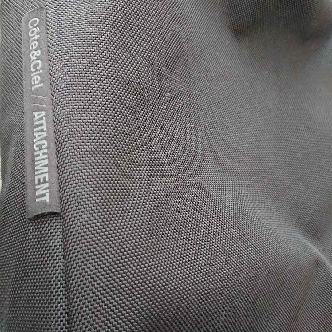 Cote&Ciel Attachment ISAR Backpack Black Blue Zip 31x60x6.5-24cm From Japan
