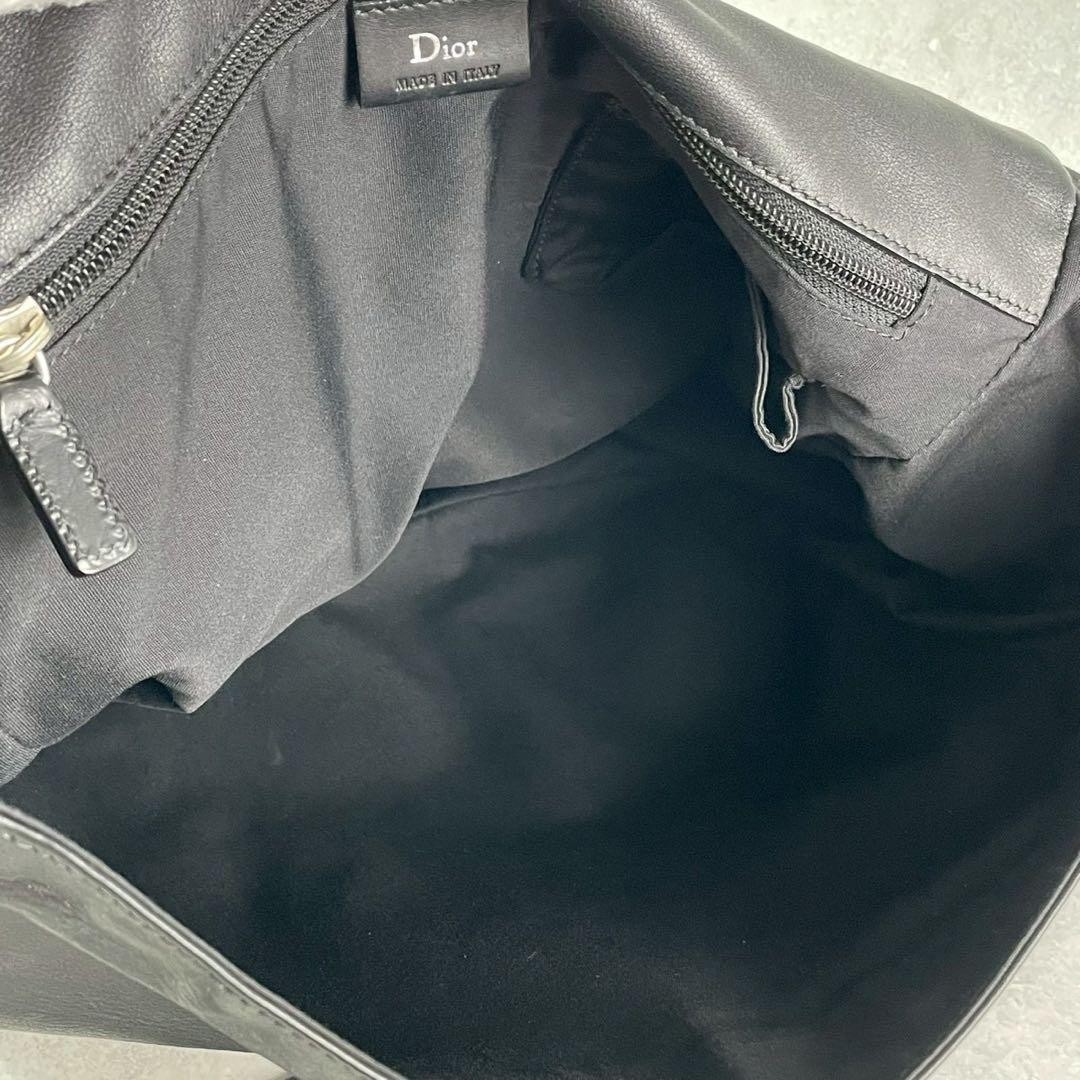 Dior Homme Leather Shoulder Bag Black Authentic Men’s Vintage Size 34cm