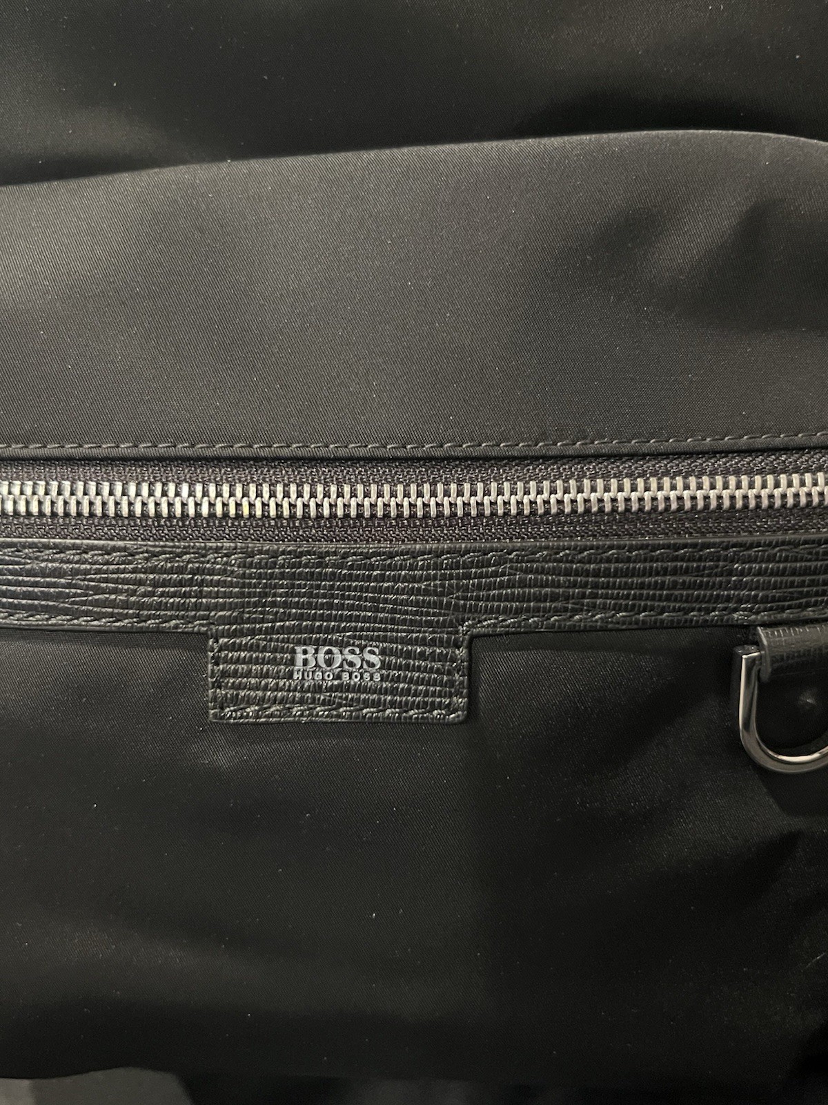 BOSS Black Nylon backpack features a minimalist design NWOT MSRP $298