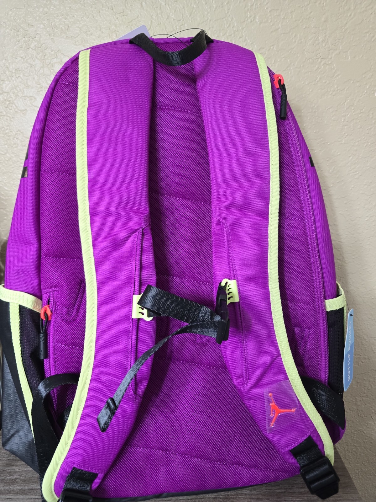 $70…Jordan Air Patrol 29-Liter Backpack Vivid Purple. 15″ Laptop Sleeve….