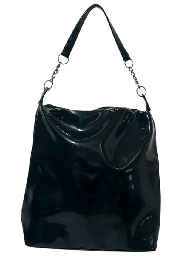 tricot Comme des garcons PVC × chain Short Shoulder Bag black