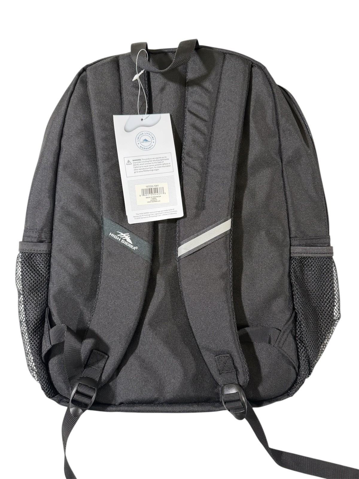 High Sierra Everclass Laptop Backpack 15L Fits 15.6 School Travel Work Bag Black