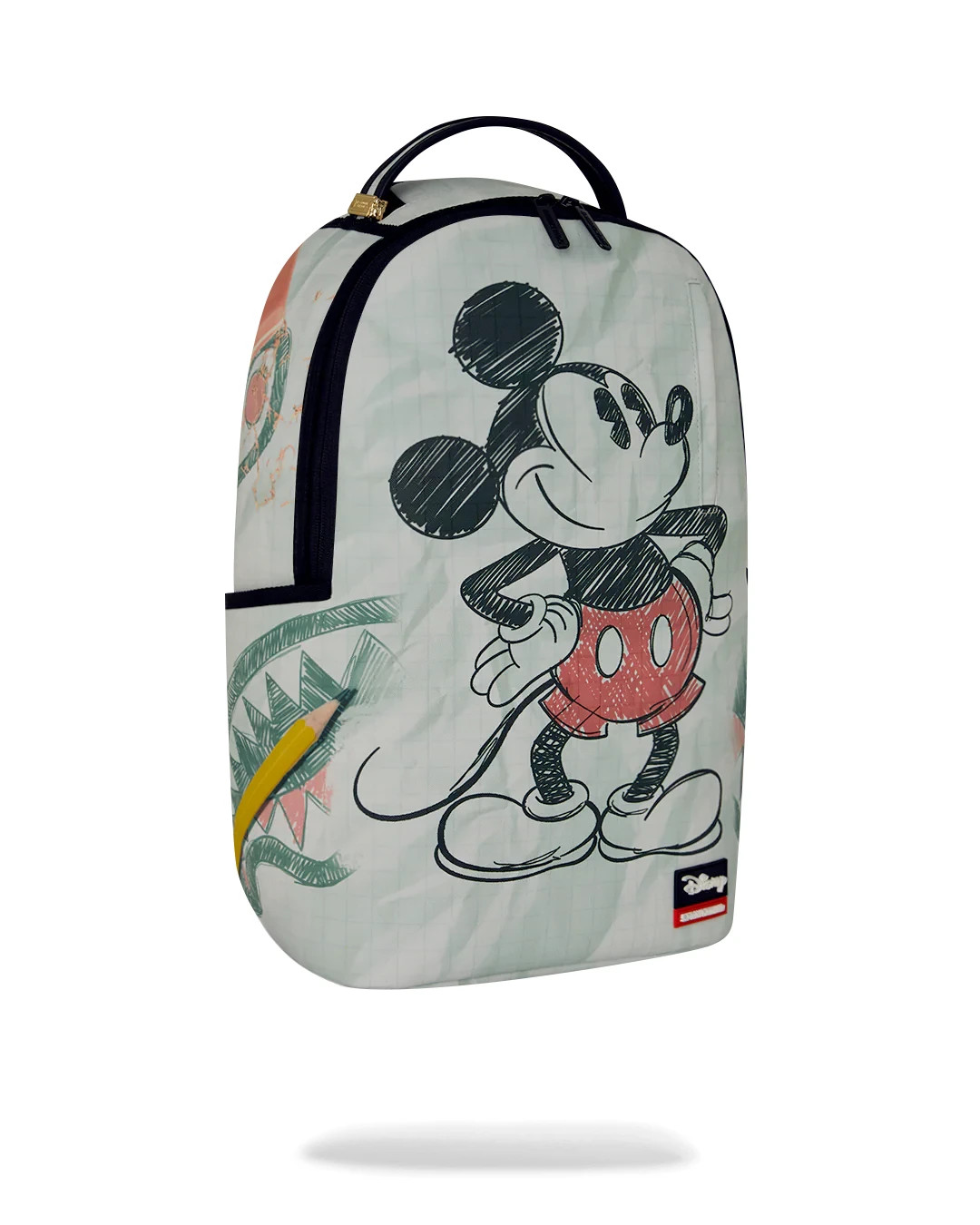 Sprayground Disney MICKEY SKETCH Backpack🔥New Black Bookbag Kids School Bag