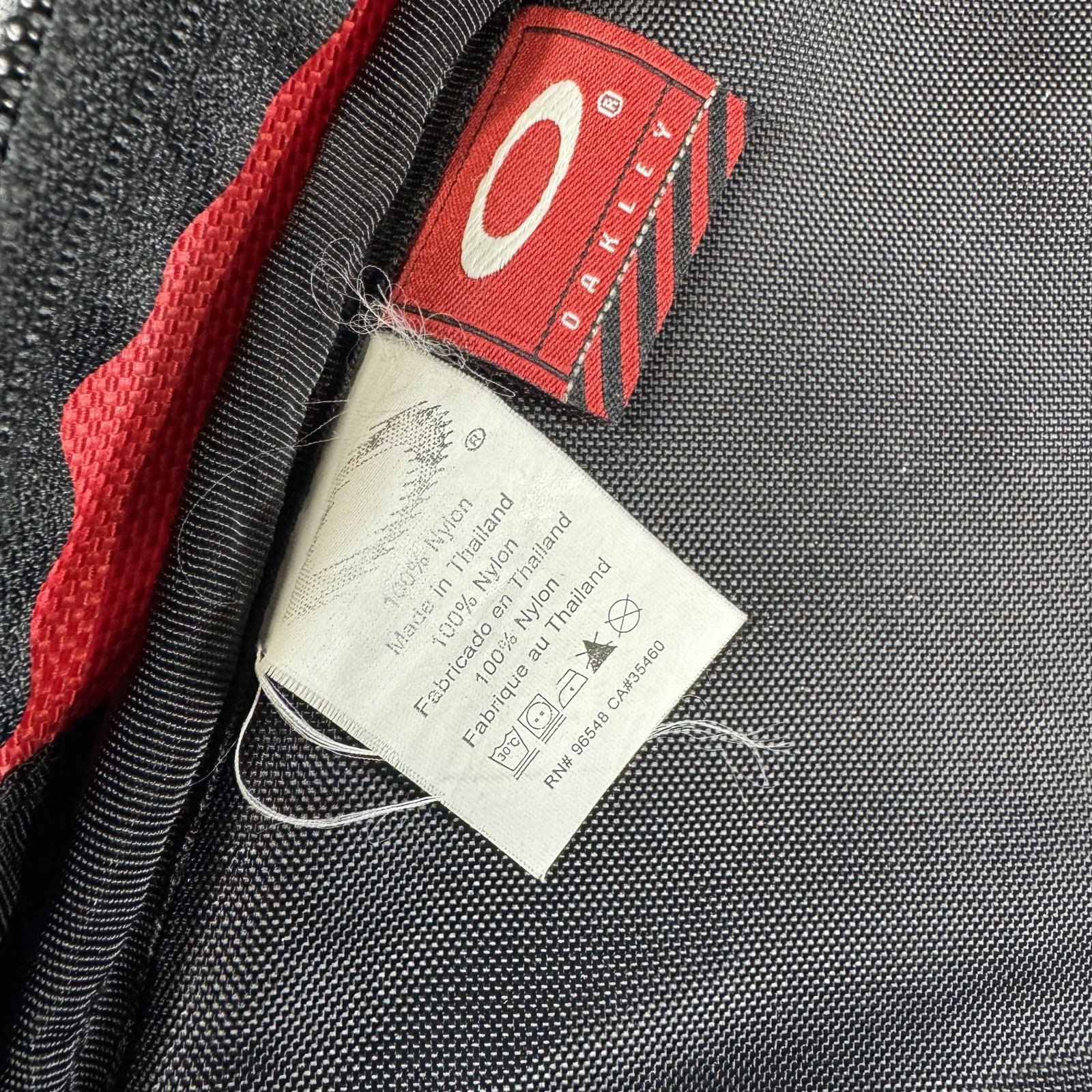 Vintage Oakley Icon Backpack Black Red Tactical Tech Multi-Pockets 90s Y2K