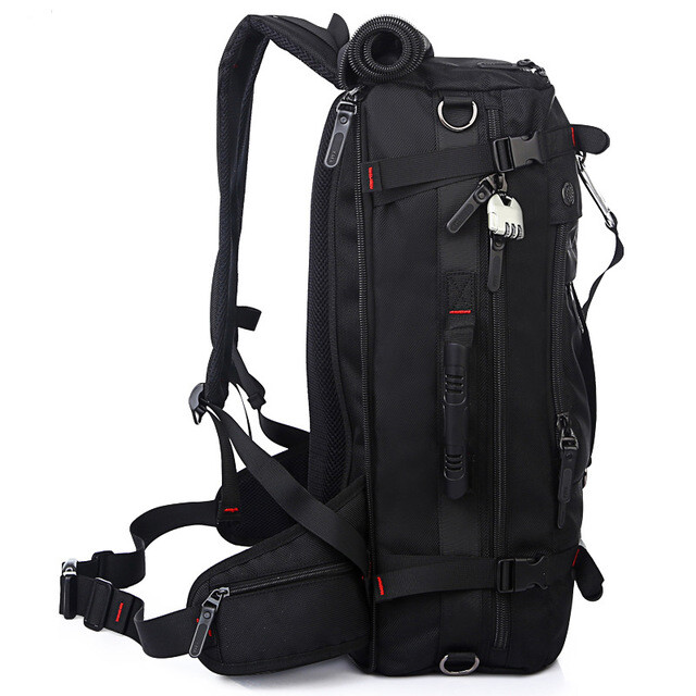 Multifunctional 40L Men Backpack Travel Bag Large Capacity Versatile Travel Bag
