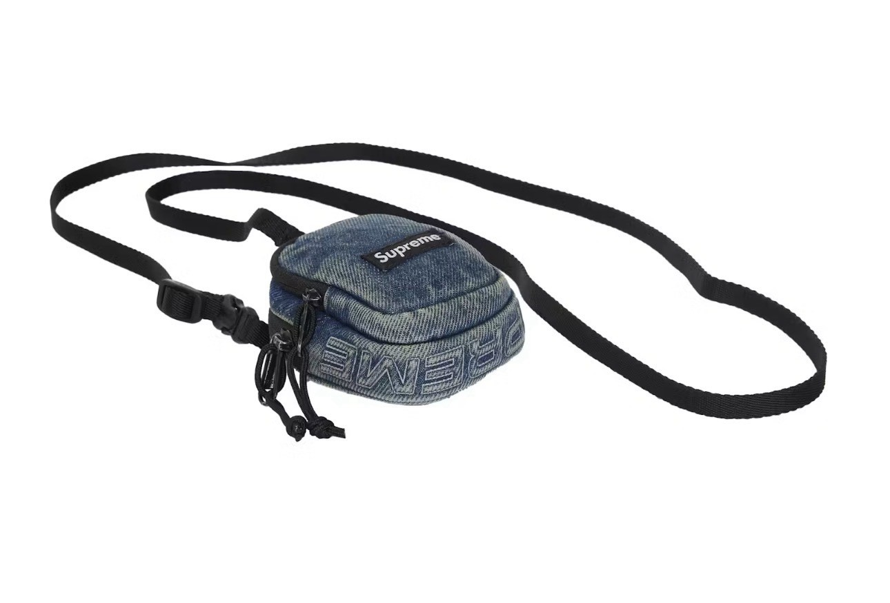 Supreme Denim Mini Utility Bag Washed Indigo FW25 Brand New Sealed