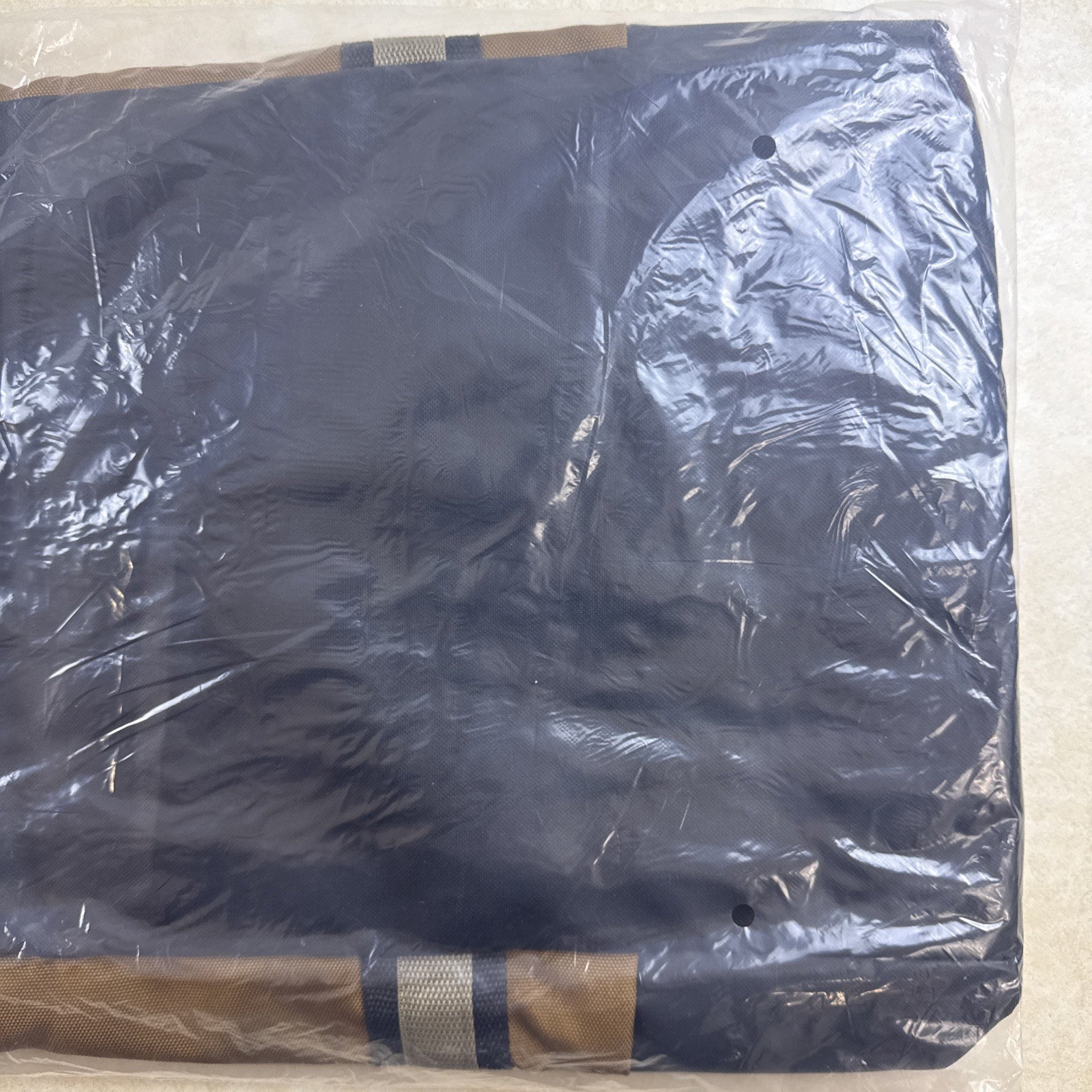 Large NRA Duffle Bag Brown Canvas 28” x 13” x 13” Tactical Promotional Durable