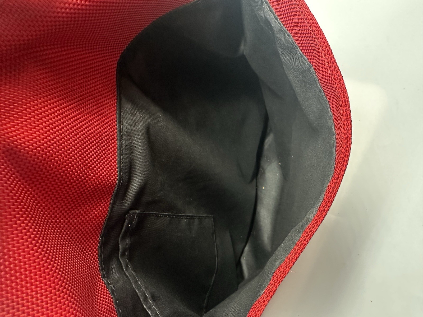 Tumi T-Tech Red Canvas Style Messenger Crossbody Bag