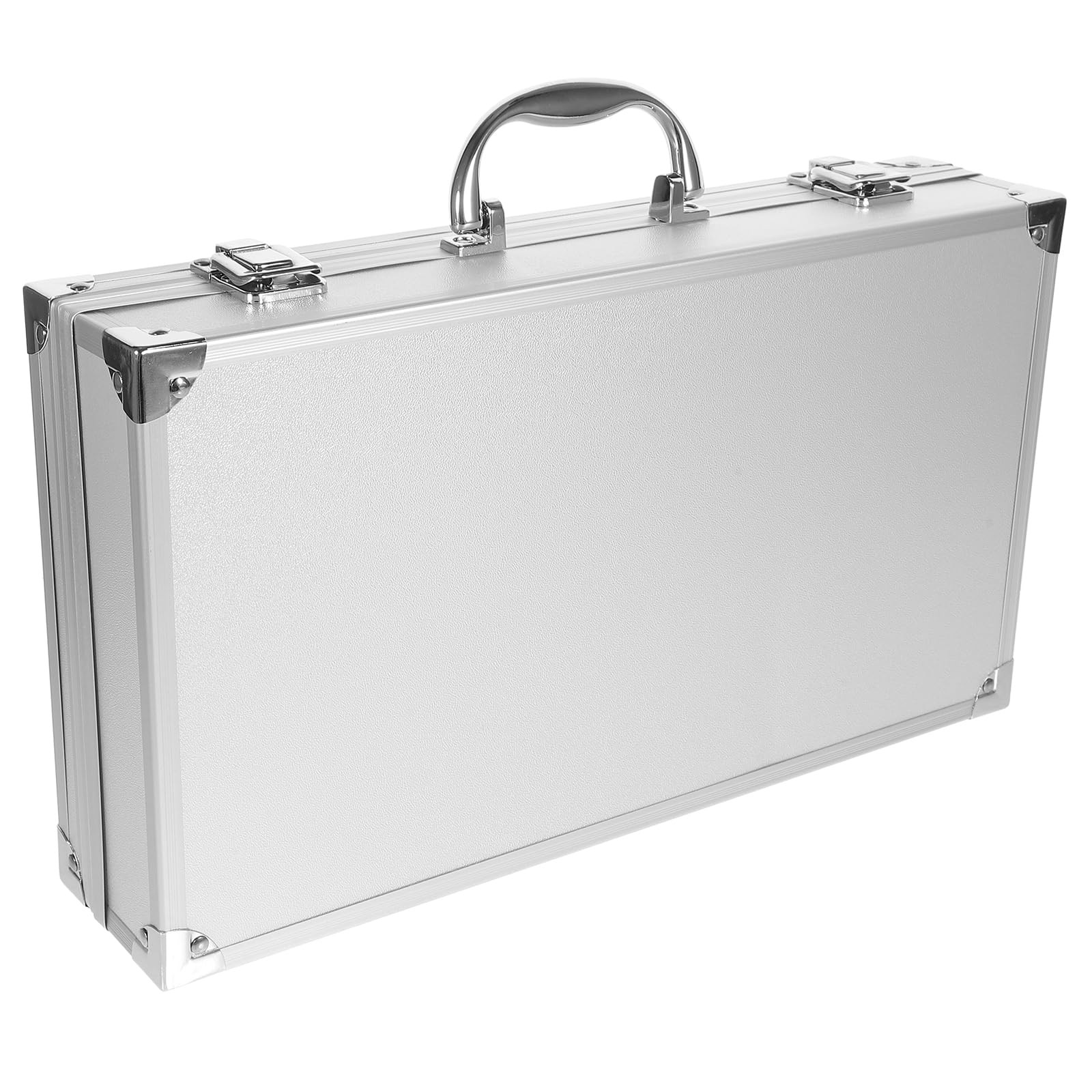 ERINGOGO Aluminum Attache Briefcase – 14inch Lock Metal Carrying Case with Ri…
