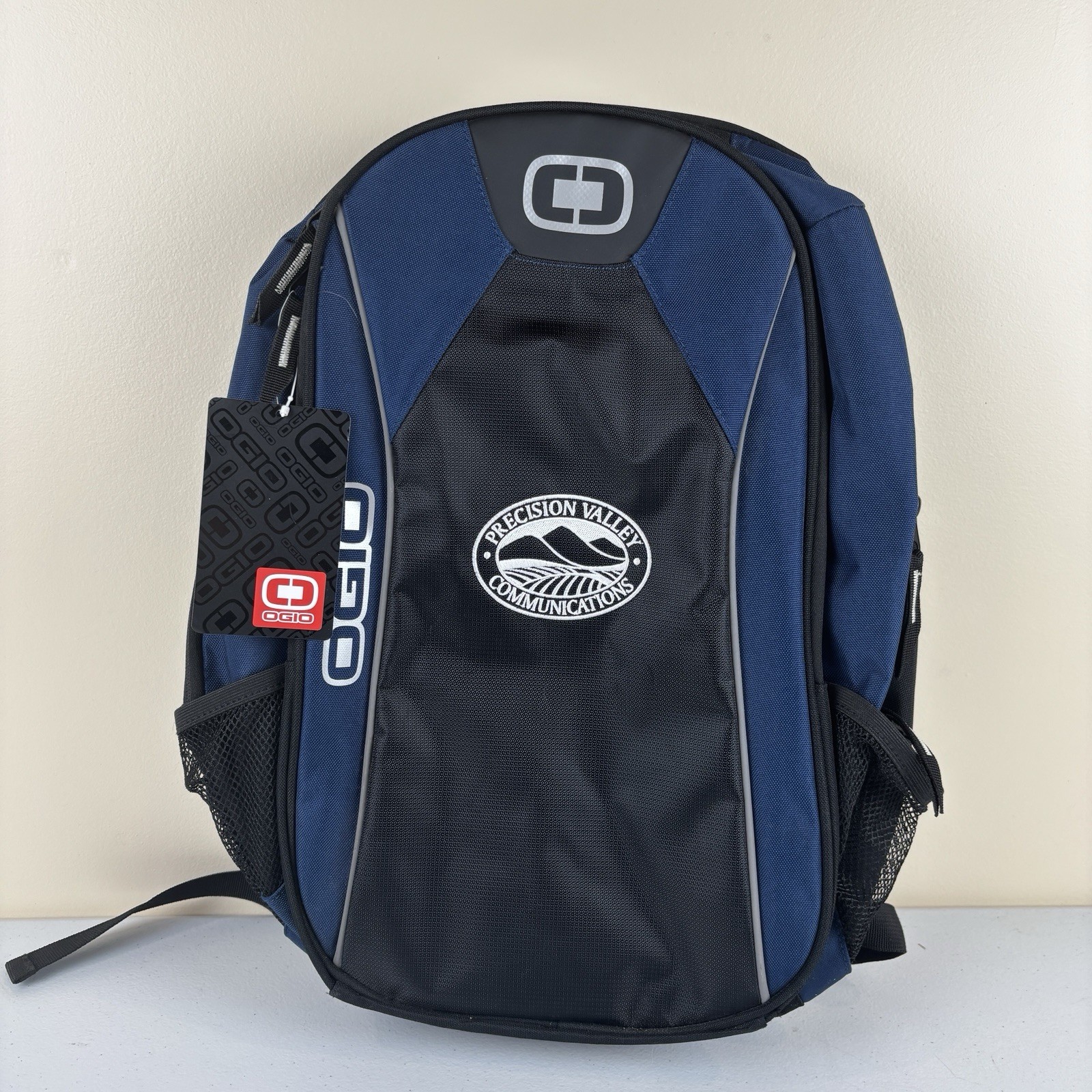 OGIO Laptop Backpack Black Navy Student School *Company Logo* NEW