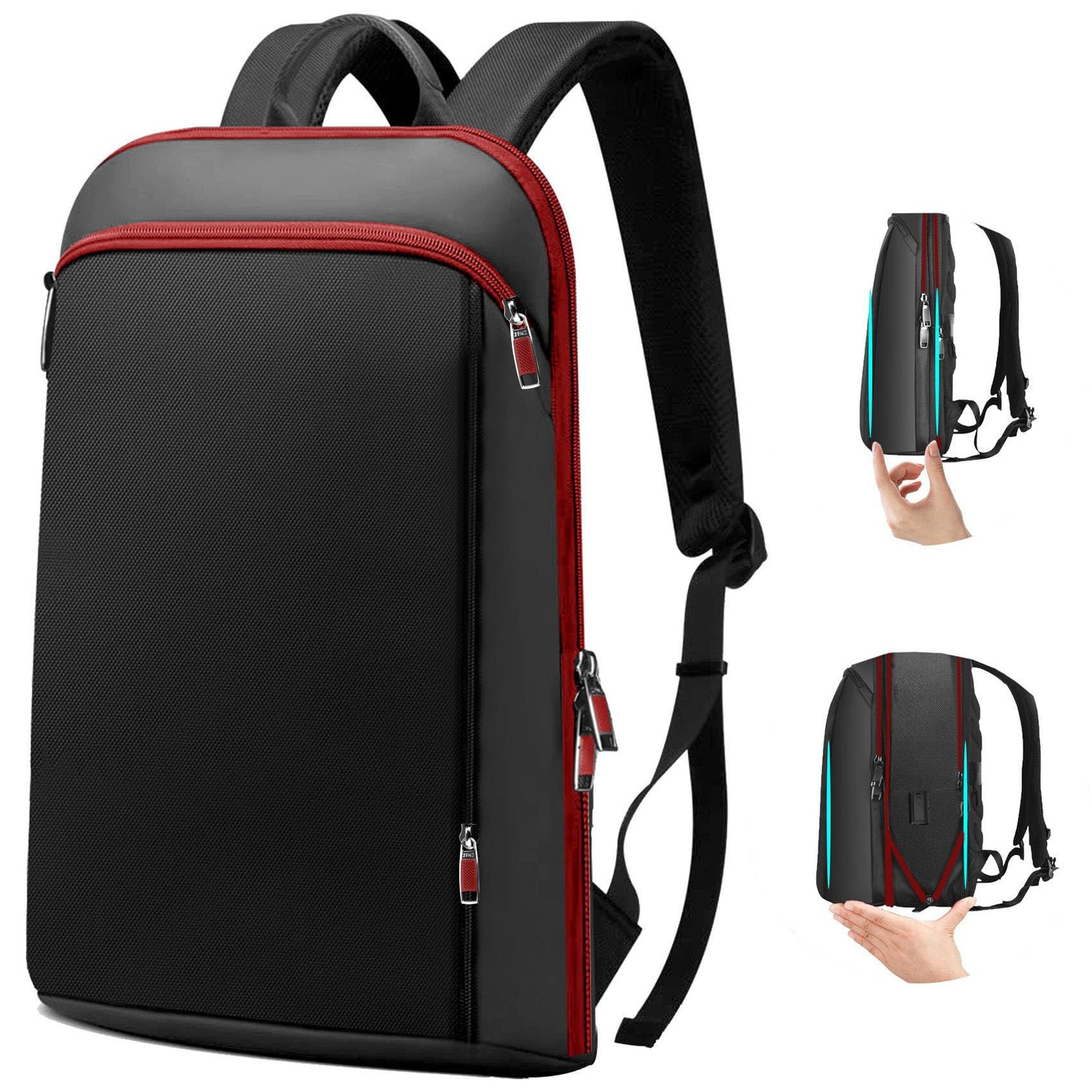 Slim and Expandable 15 15.6 16 Inch Laptop Backpack Anti Theft Business Trave…