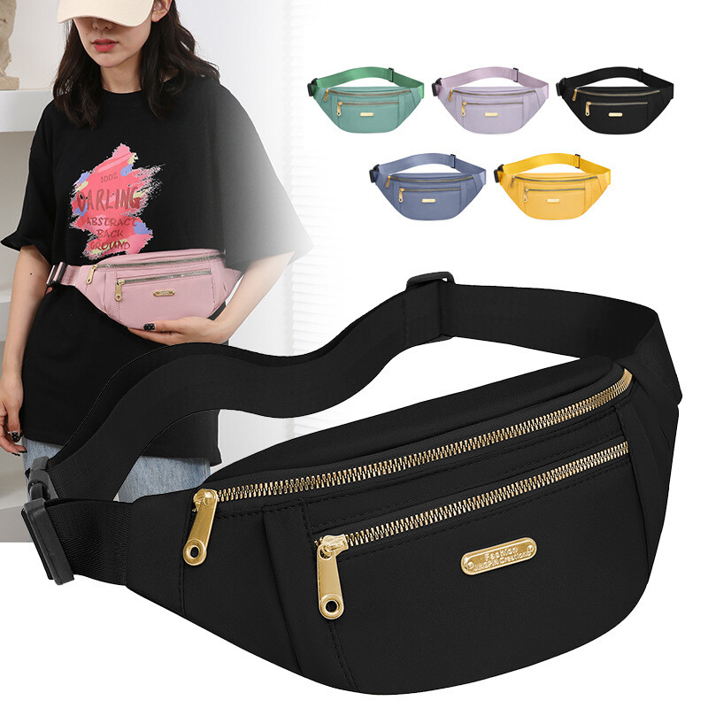 Men Women Cross body Sling Shoulder Travel Sport Pouch Fanny Pack Belt waist Bag