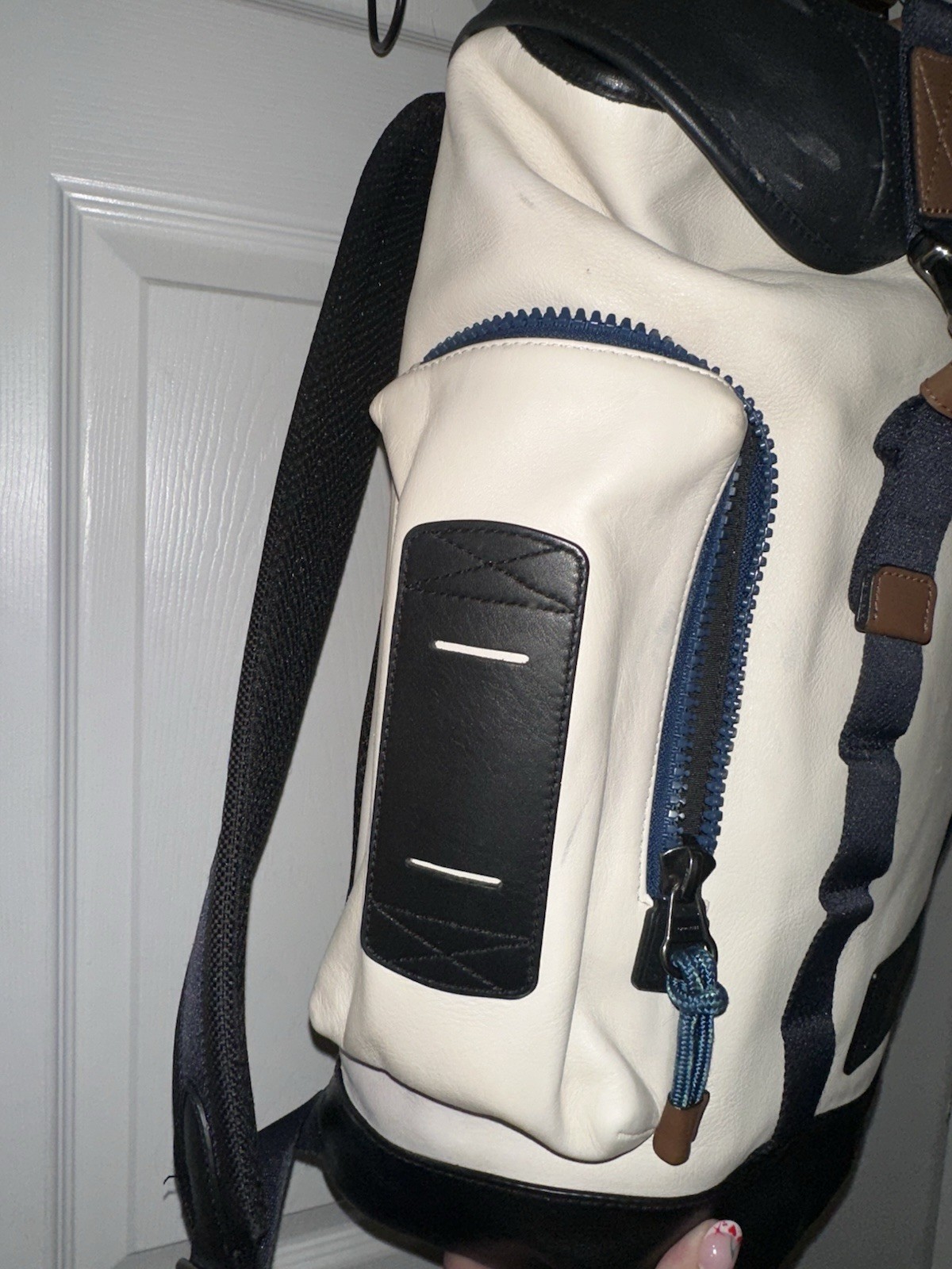 Coach Calfskin Leather Ranger Track Backpack