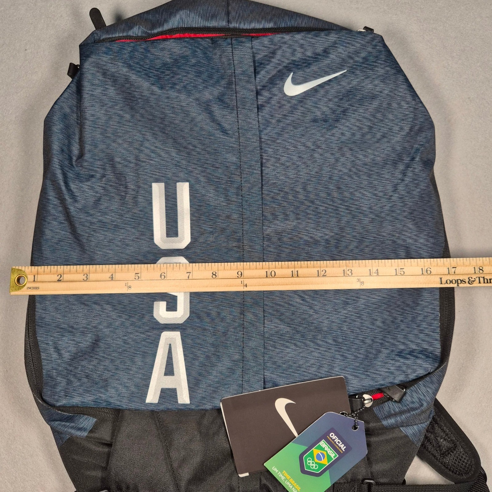 Nike USA Olympic Team Backpack Navy Blue BA5299-451 Mens New With Tags