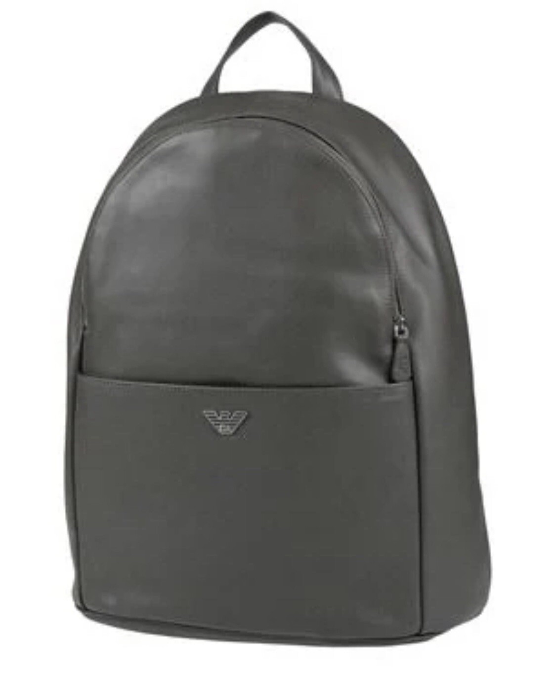NWT $1233 Emporio Armani Leather Backpack Made In Italy