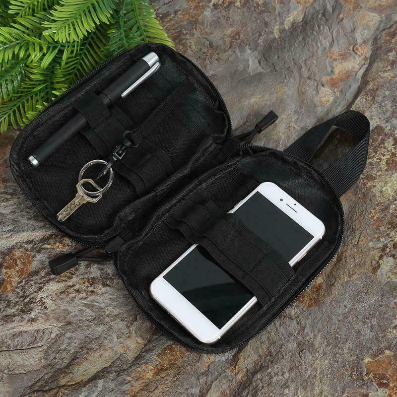 Compact Pocket Organizer Pouch Small Waist Bag Pouch Tactical MOLLE EDC Pouch
