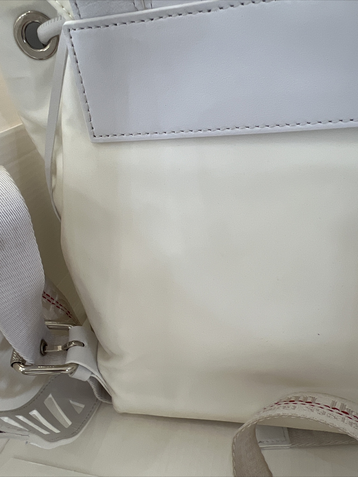 OFF White BACKPACK Virgil Abloh Work Wear White Ivory Women