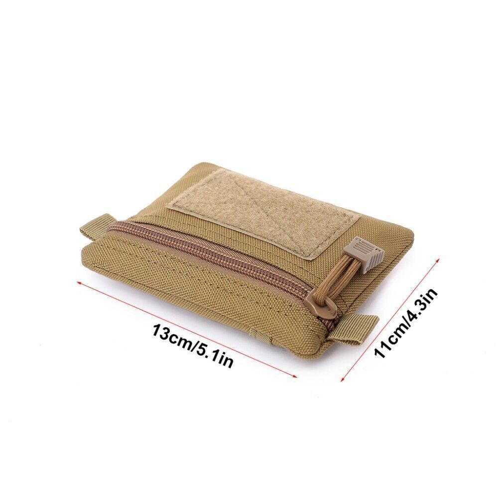 Tactical Compact EDC Utility Pouch Coin Purse Keychain Card Holder Waist Pack