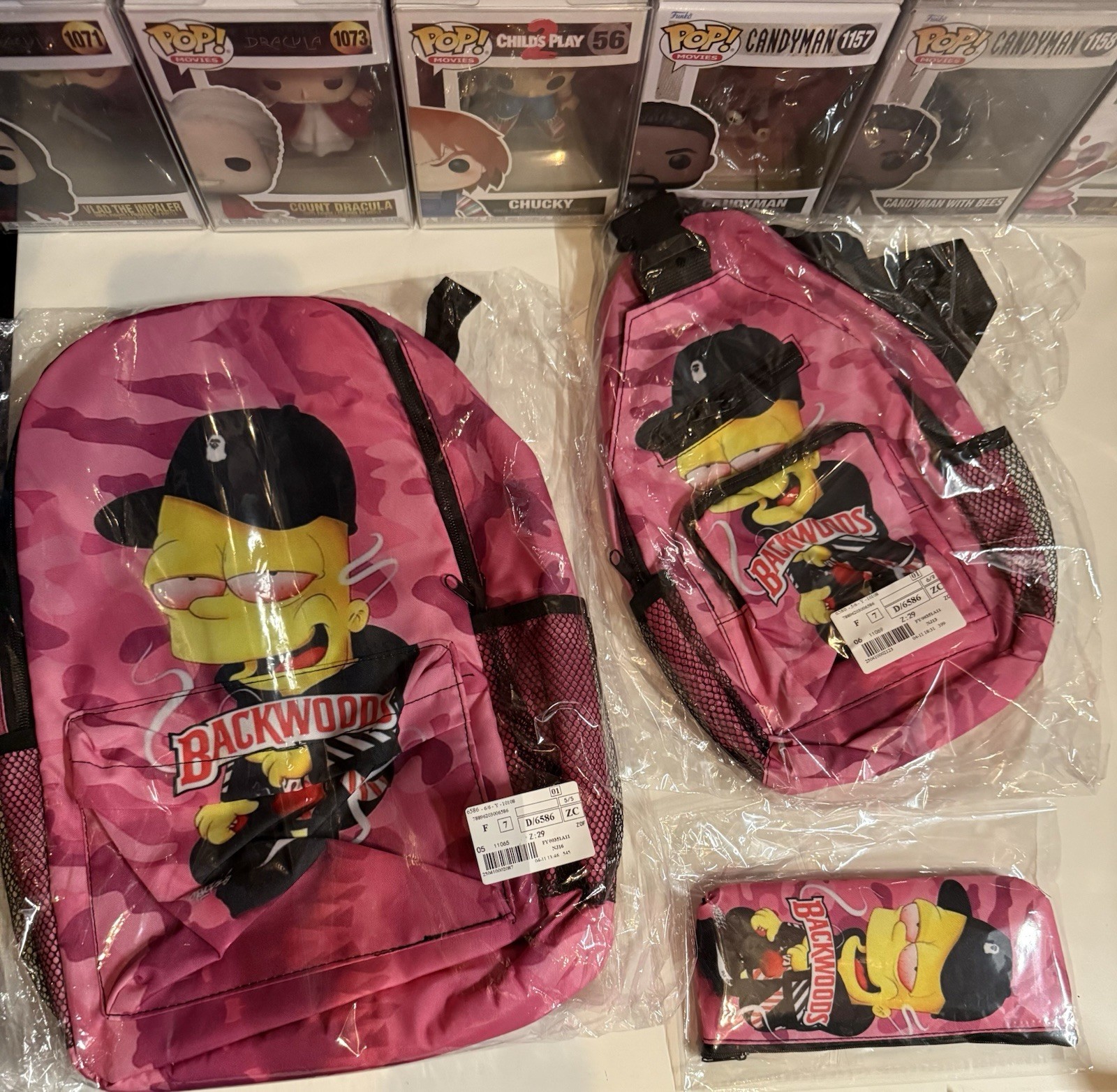Bart Simpson Backwoods 3pc. Bookbag Set