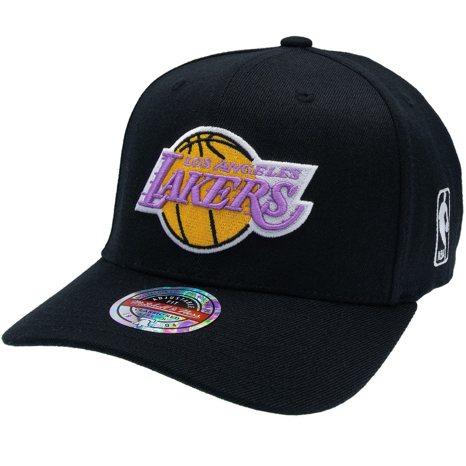 Mitchell & Ness NBA Team Logo SP Classic Red Los Angeles Lakers Black New