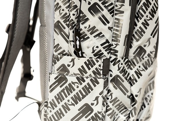 Hitman Utility backpack, 3M reflective Hitman print interior and exterior
