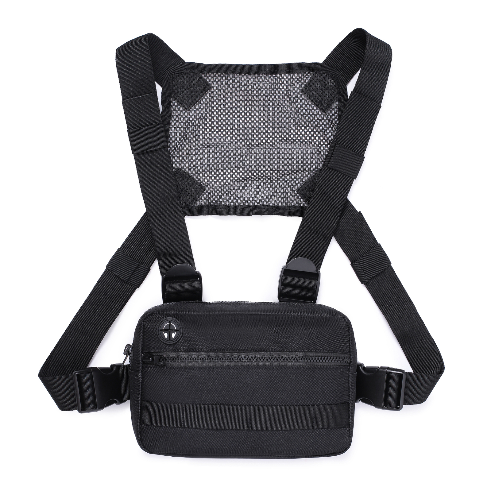 Tactical Combat Chest Rig Bag Front Pouch Recon Kit Pack Sport Protective Vest