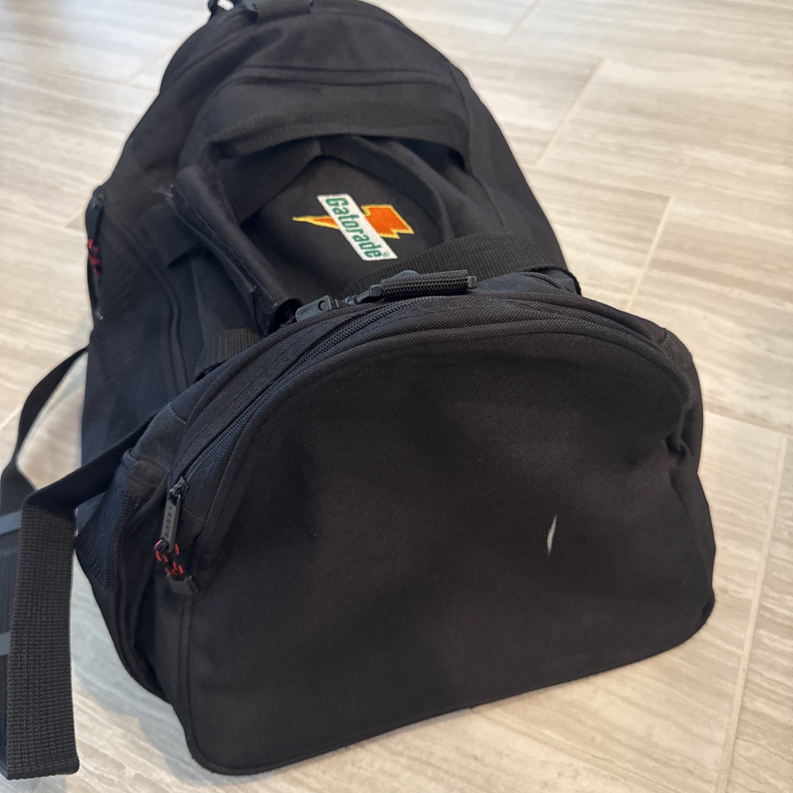 Gatorade & Publix Half Dome Black Duffel Bag Gym Sports Travel Carry
