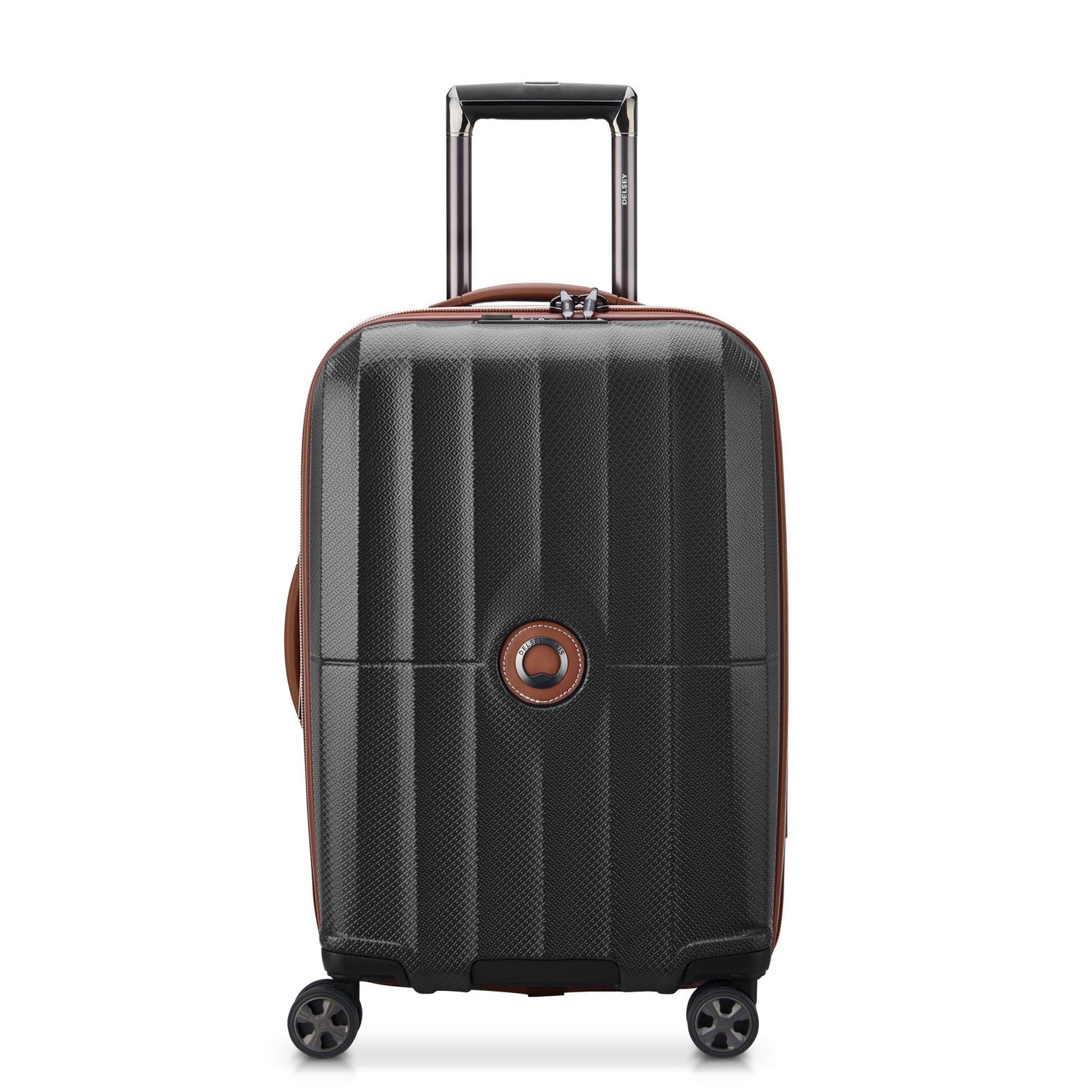 Delsey Paris Carrousel 28″ Expandable Carry-On Spinner Black Medium 24 Inch U7