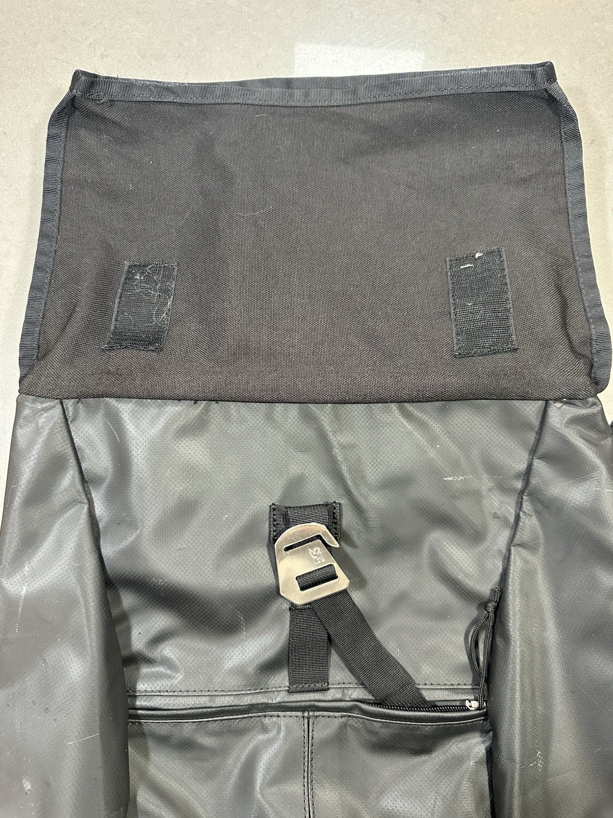 Chrome Industries Black Rolltop Backpack