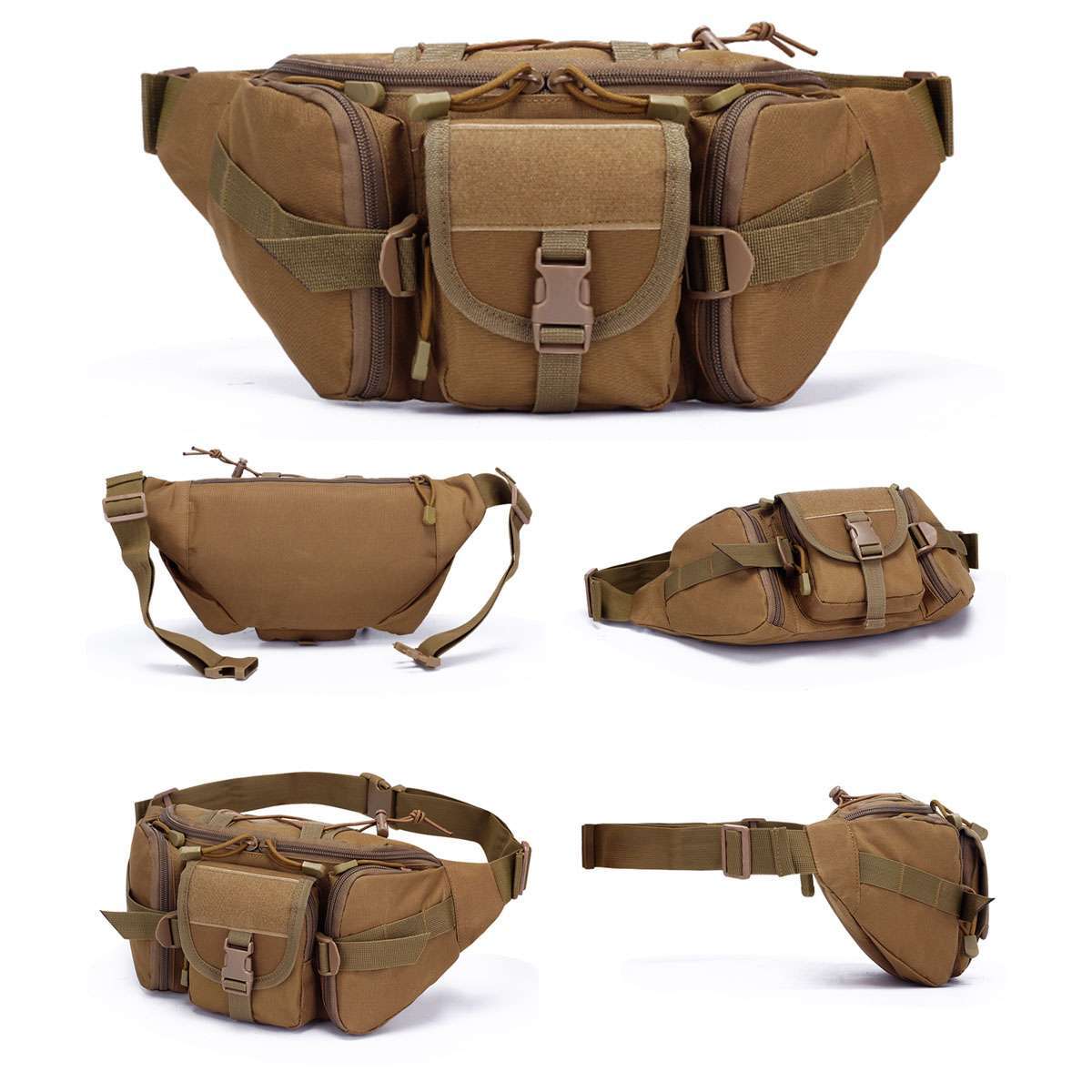 Utility Tactical Waist Fanny Pack Pouch Military Camping Hiking Belt Bag