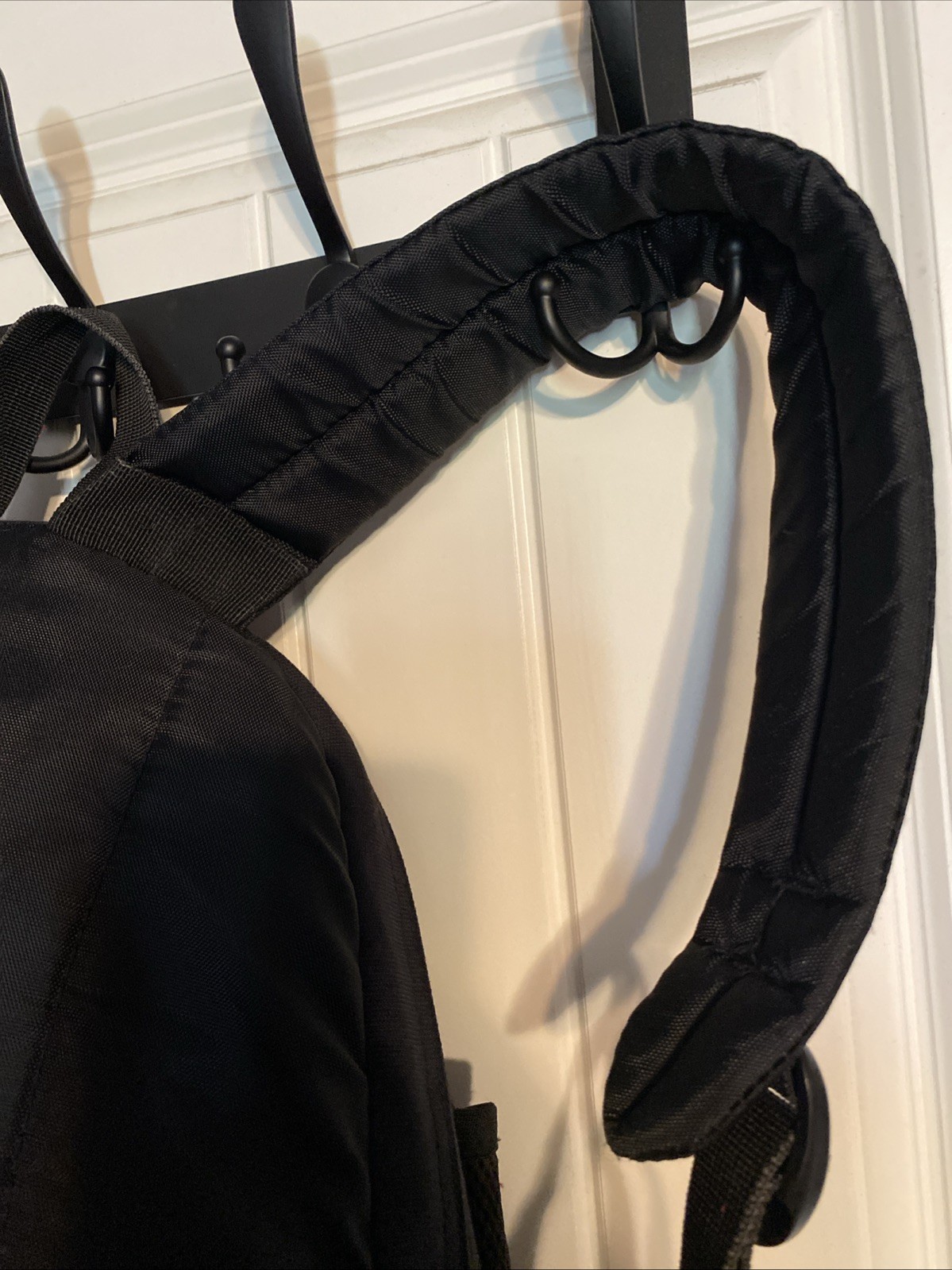 Large Red And Black Backpack, Multiple Zipper Pockets, Shoulder & Carry Strap
