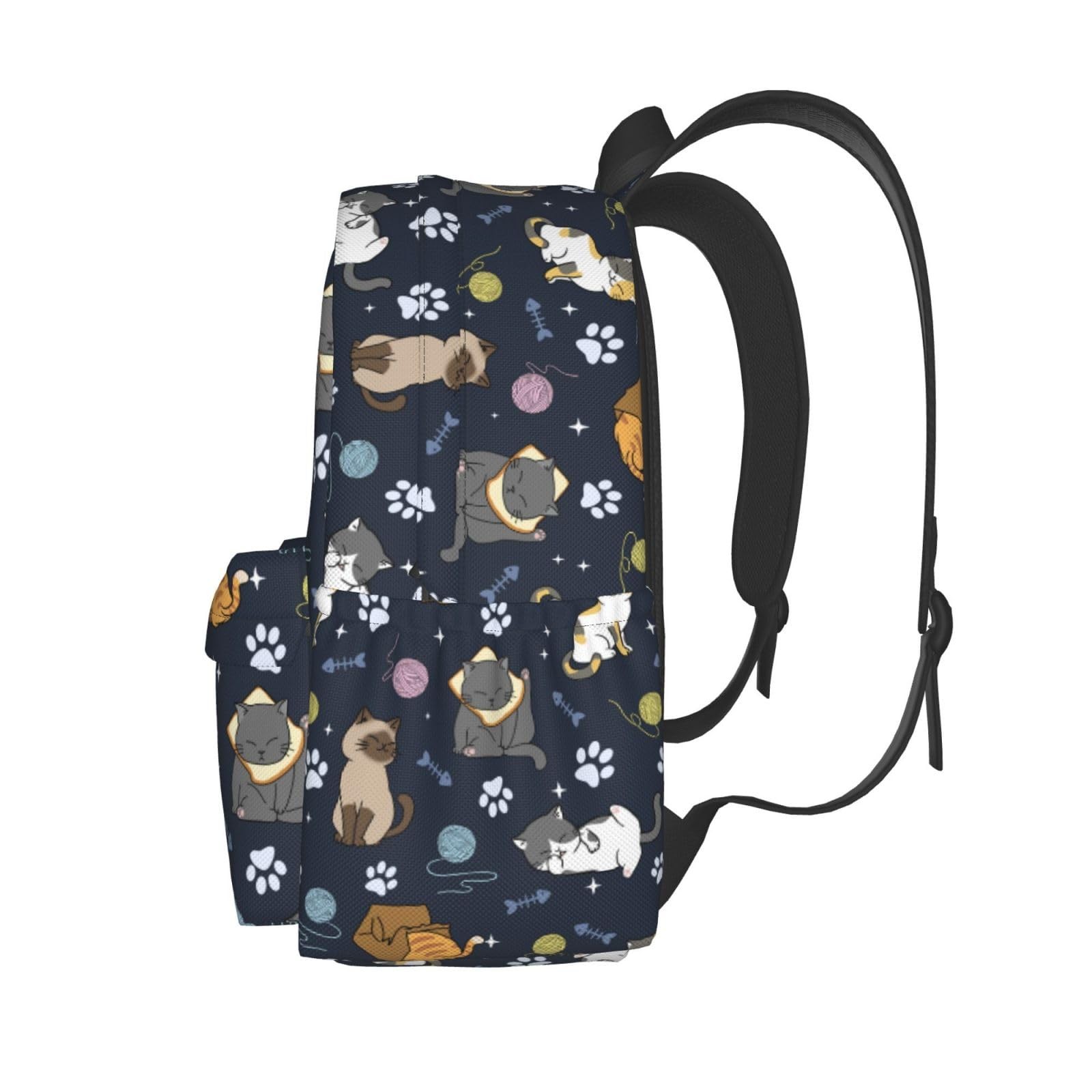 Cute Cats Backpack 16.9 inch, Womens Travel Casual Laptop, Hiking Daypack