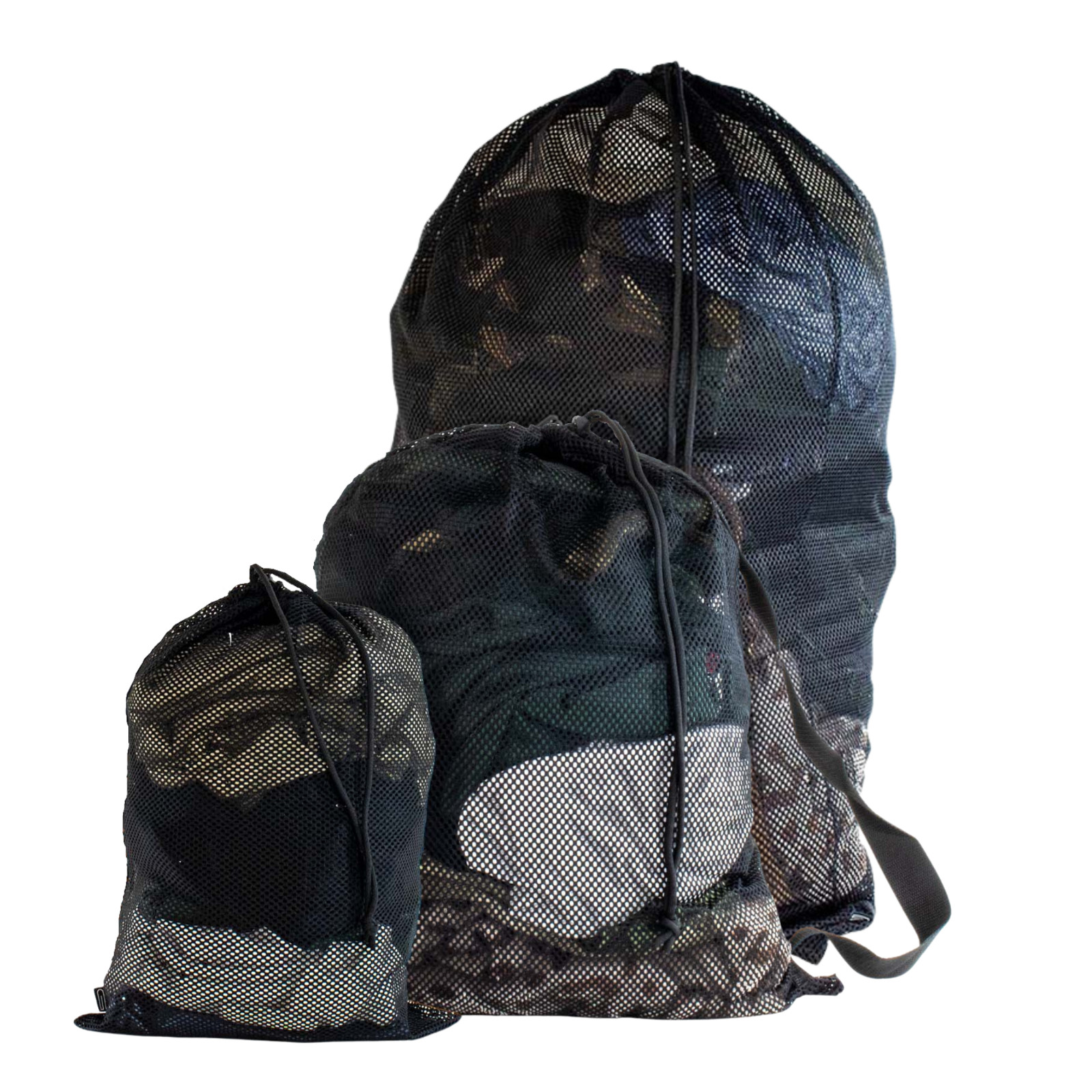 Golberg Mesh Drawstring Bag | Strap, Drawstring | School, Gear, or Laundry Bag