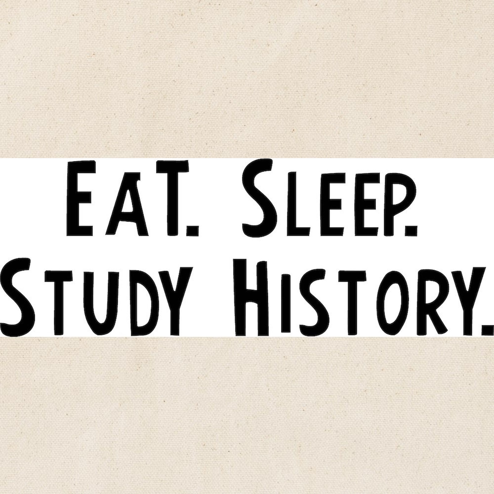CafePress Eat, Sleep, Study History Tote Bag (39593235)