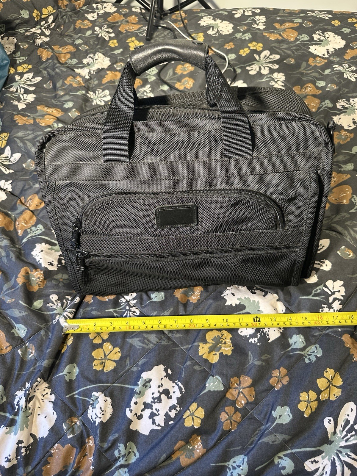 Tumi Alpha Ballistic Nylon Duffle Bag Black, Carry-On, Weekender, No Strap