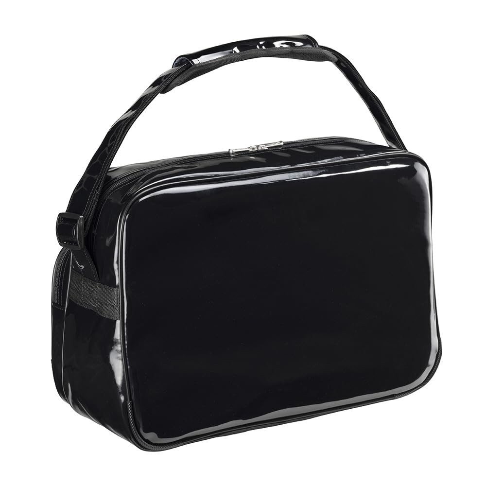 Mizuno Volleyball Baseball Enamel Shoulder Bag 33JSB212 Black Gold From Japan