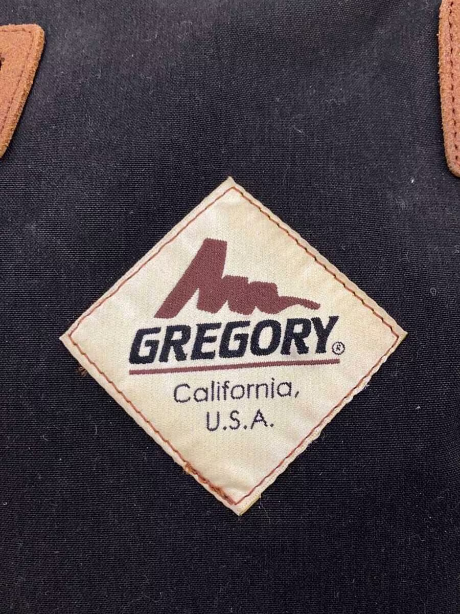 GREGORY Backpack, Polyester/Cotton, Black, Plain