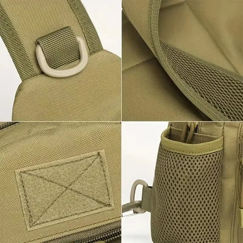 Men Outdoor Tactical Backpack Shoulder Sling Bag Chest Pack Sport Travel Hiking