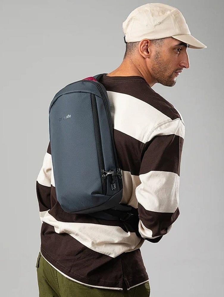 Pacsafe V Tech 10L Recycled Polyester Anti-Theft Backpack – Black