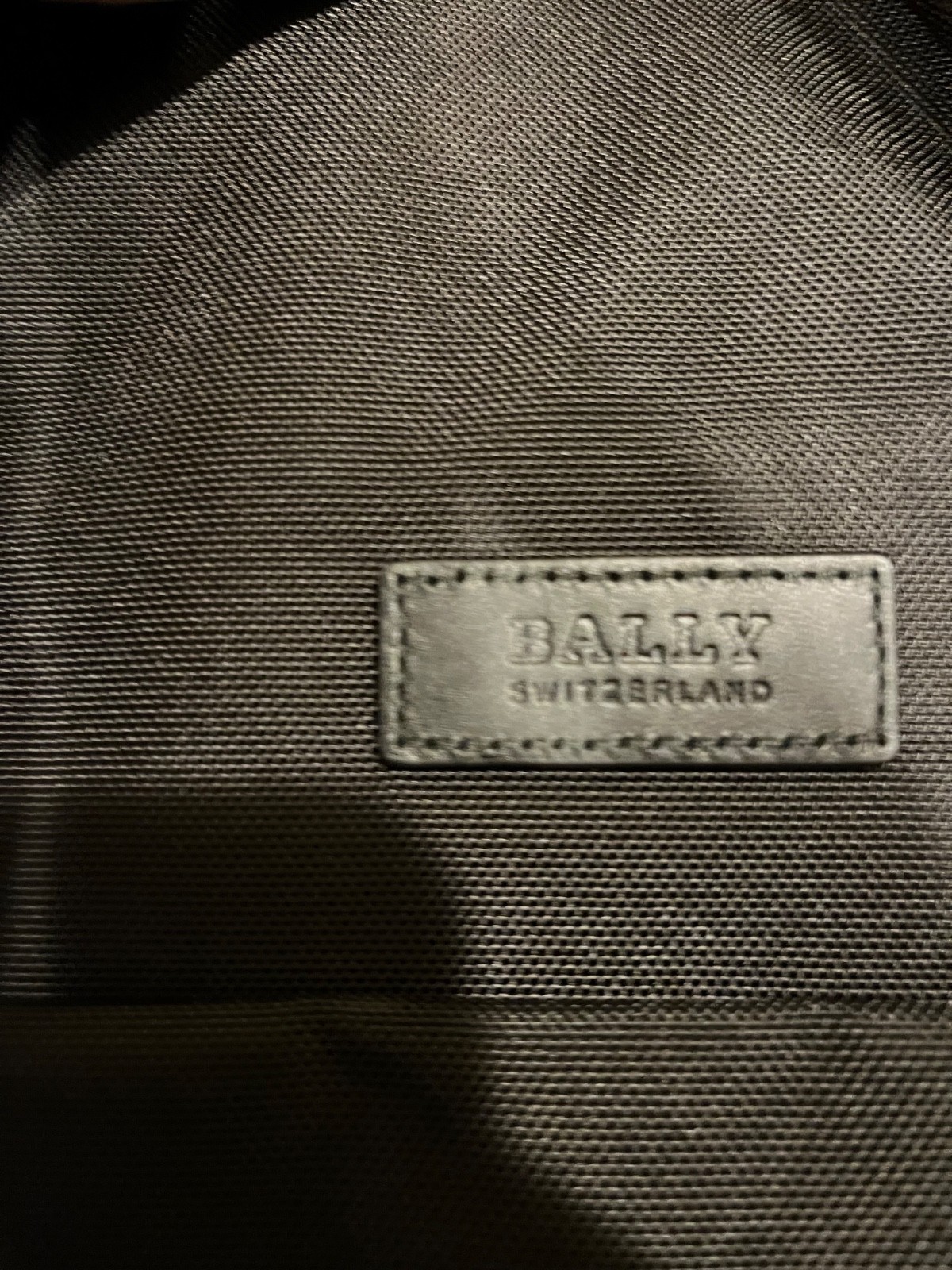Bally Weekender Travel Top Handle Shoulder Bag Black Duffel