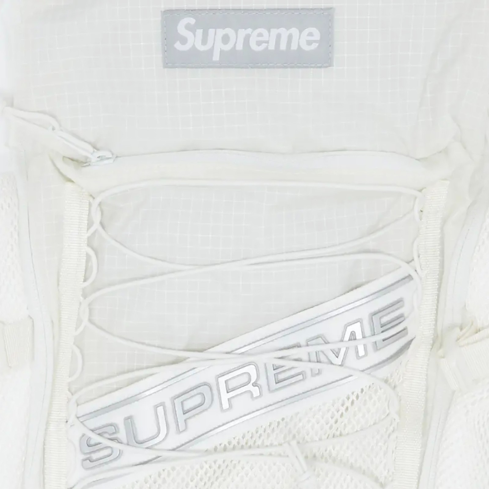 Supreme FW23 3D Logo Backpack White