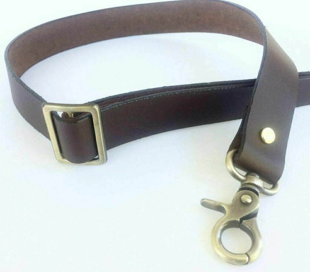 5/8″ Quality Leather Adjustable Convertible Slide Cross Body Bag Strap 3 colors