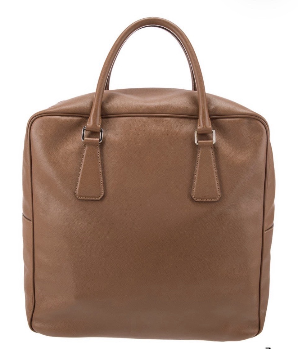 PRADA Saffiano Travel Briefcase / Work Bag