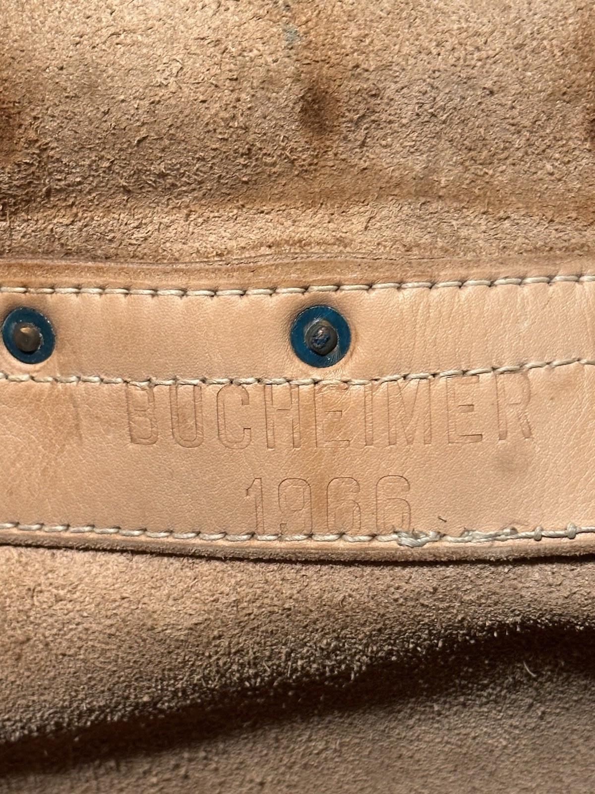 Vintage 1966 Buchheimer Leather US Mail Postal Carrier Satchel Bag No Strap USA