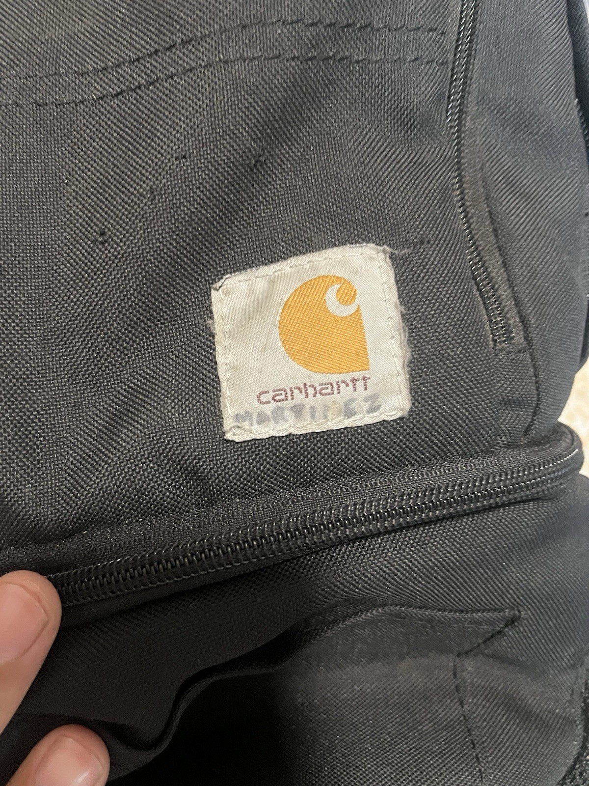 Carhartt Black Backpack Men Adjustable Strap Pockets Casual Travel Outdoor