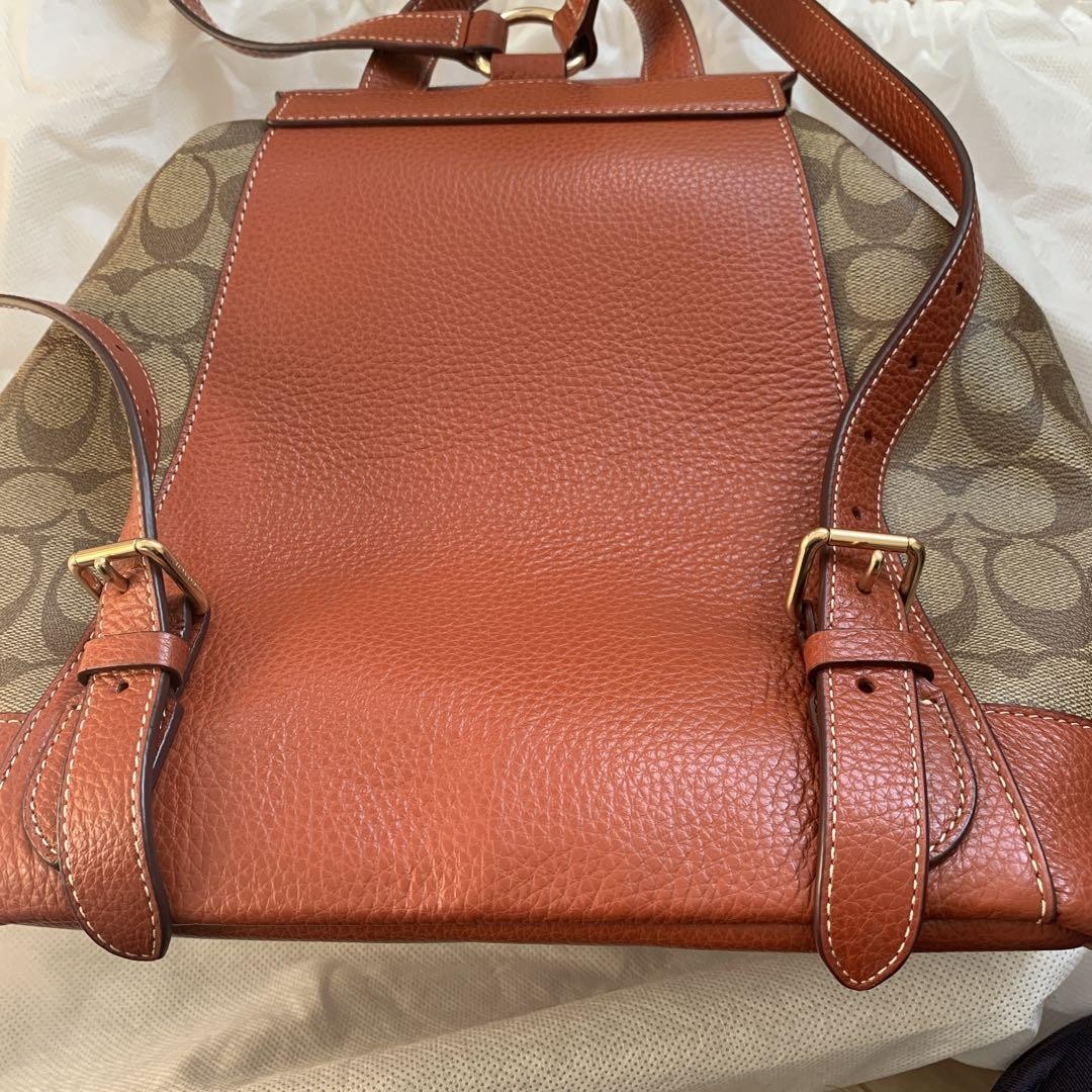 [COACH x PEANUTS] Dempsey Drawstring Backpack CE853, Signature Canvas, Patch