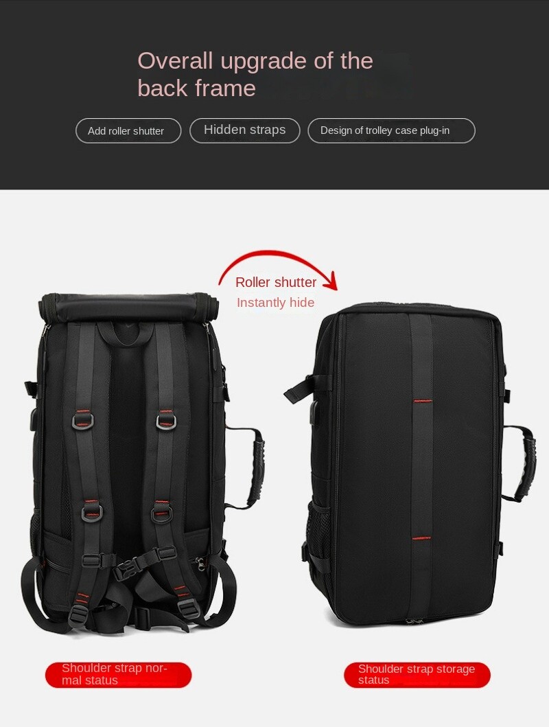 70L New Multi Functional Large Capacity Backpack Mountaineering Bag Travel Bag